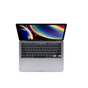 Лаптоп Apple MacBook Pro 13 Touch Bar (2020) (MWP42ZE/A_Z0Y6000DT/BG) (сив), четириядрен Intel Core i5 2.0/3.8GHz, 13.3" (33.78) cm IPS Retina дисплей, (Thunderbolt), 16GB DDR4, 512GB SSD, 4x Thunderbolt 3, macOS Catalina | JAR Computers Apple MacBook Pro 13 Touch Bar (2020)