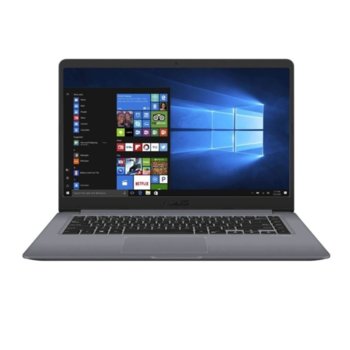 Лаптоп Asus VivoBook15 X510UF-EJ696 (90NB0IK2-M12300)(сив), двуядрен Kaby Lake Intel Core i3-7020U 2.30 GHz, 15.6" (39.62 cm) Full HD Anti-Glare Display & GF MX 130 2GB, (HDMI), 8GB DDR4, 256GB SSD, 1x USB 3.1 Type-C, Linux | JAR Computers Asus VivoBook15 X510UF-EJ696 90NB0IK2-M12300