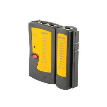 Тестер за LAN кабели Jakemy JM-468, RJ45, RJ11, LED фенер, черен | JAR Computers Jakemy JM-468, с LED фенер, Черен - 17620