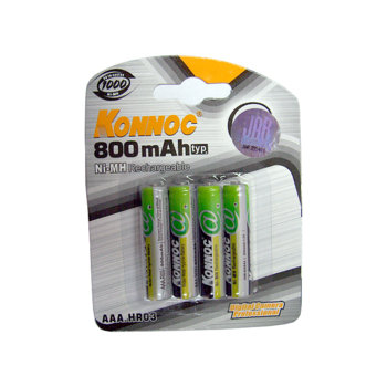 Batteries 4x Konnoc Profesional R03 AAA, 800mAh