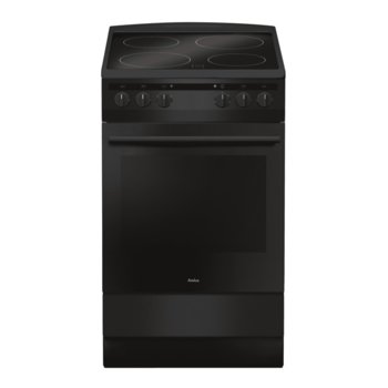 Готварска печка Amica 507CE2.30EHDSM, 62 л. обем, 4 котлона, черна | JAR Computers Amica 507CE2.30EHDSM