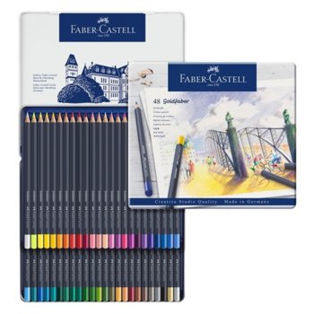 Цветен молив Faber-Castell Goldfaber 48 цвята