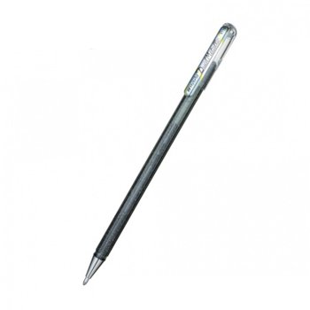 Ролер Pentel Hybrid DUAL K110 1.0, дебелина на писане 1mm, цвят на писане сребро | JAR Computers РОЛЕР PENTEL HYBRID DUAL K110 1.0 СРЕБРО