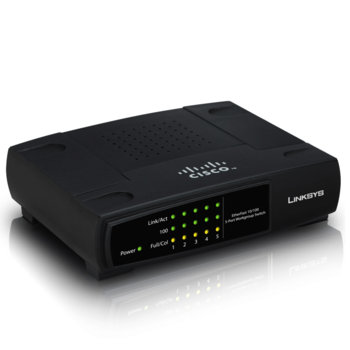 Switch Linksys EZXS55W, 10/100Mbs 5Port