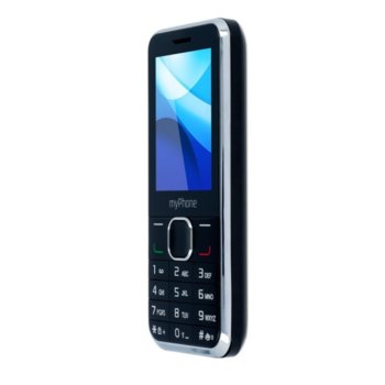 GSM myPhone Classic (черен), поддържа 2 sim карти, 2.4" (6.096 cm) дисплей, 2.0 Mpix camera | JAR Computers myPhone Classic Black