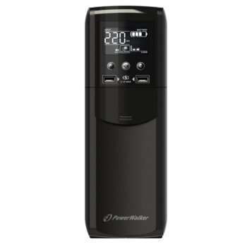 UPS PowerWalker VI 1200 CSW, 1200VA/720W, Line Interactive, Tower | JAR Computers POWERWALKER VI 1200 CSW 1200 VA Line Interactive