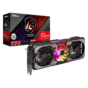 Видео карта AMD Radeon RX 6750XT, 12GB, ASRock Phantom Gaming D OC, PCI-E 4.0, GDDR6, 192-bit, DisplayPort, HDMI | JAR Computers ASRock Radeon RX 6750XT Phantom Gaming D OC