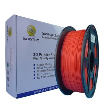 Консуматив за 3D принтер, PLA, 1.75mm, червен, 1kg | JAR Computers Sun Top K01R7ST175-C0A