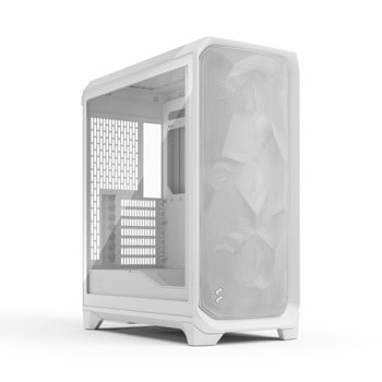 Кутия Fractal Design Meshify 3 White TG Clear Tint, EATX/ATX/microATX/Mini-ITX, 2x USB 3.2 Gen 1 Type-A, 1x USB 3.2 Gen 2x2 Type-C, 3x 140mm вентилатора, с прозорец, бяла, без захранване | JAR Computers Fractal Design FD-C-MES3A-04