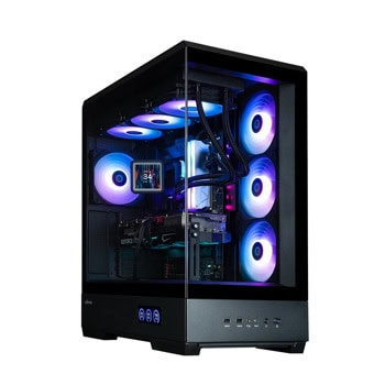 Кутия Zalman P50 DS, ATX/microATX/Mini-ITX, 2x USB 3.0, 4x 120mm вентилатора, с прозорец, черна, без захранване | JAR Computers Zalman P50 DS Black ZM-P50-DS-BK