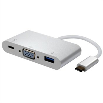 USB3.1 type C to VGA Adapter M/F Roline 12.03.3201