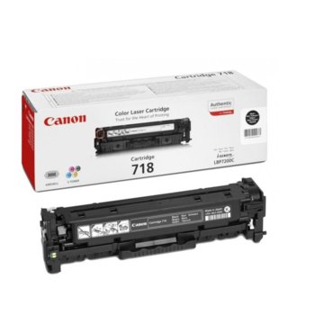 КАСЕТА ЗА CANON LBP 7200/MF 8330/8350 - Black - P№ CRG-718B - CR2662B002AA - заб.: 3400k | JAR Computers КАСЕТА ЗА CANON LBP 7200/MF 8330/8350 - Black