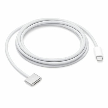 Кабел Apple MW613ZM/A, от USB C(м) към Magsafe 3(м), 2m., бял | JAR Computers Apple USB-C to MagSafe 3 Cable (2m)