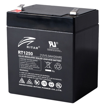 Акумулаторна батерия Ritar Power RT1250-1, 12V, 5Ah, AGM, T1 конектори | JAR Computers Ritar Power RT1250-1
