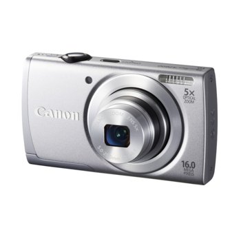 Canon PowerShot A2600 IS, сребрист + case + SD