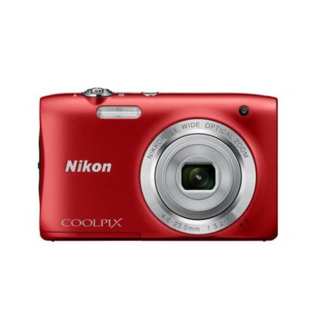 Nikon CoolPix S2900, red, 20.1Mpix, 5x Zoom