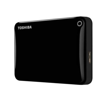Твърд диск 500GB Toshiba Canvio Connect II (черен),външен, 2.5" (6.35 cm), USB3.0 | JAR Computers 500GB Toshiba Connect II black