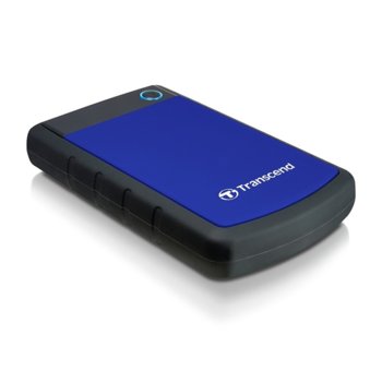 Твърд диск 4TB Transcend StoreJet H3B (син), външен, 2.5" (6.35 см), USB 3.1 | JAR Computers Transcend StoreJet H3B 4TB