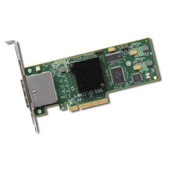 PCI-E x8, LSI SAS 9200-8e Sgl, SAS/SATA3 | JAR Computers LSI SAS 9200-8e Sgl