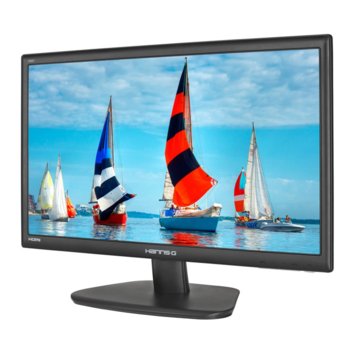 Монитор 23.6" (59.94 cm) HANNS.G HS241HPB, IPS панел, FULL HD LED, 5ms, 80 000 000:1, 250cd/m2, HDMI & DVI | JAR Computers 23.6 HANNS.G HS241HPB IPS 1920x1080