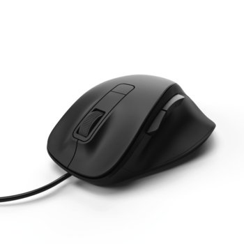 Мишка Hama MC-500, оптична(1600 dpi), 6 бутона, USB, черна image