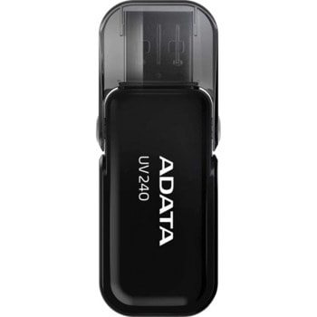 Памет 32GB USB Flash Drive, A-Data UV240, USB 2.0, черна | JAR Computers Adata 32GB UV240 AUV240-32G-RBK