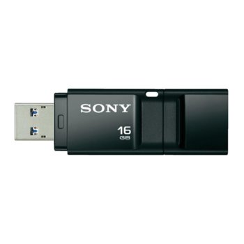 16GB USB Flash, Sony Мicrovault, черен, USB 3.0