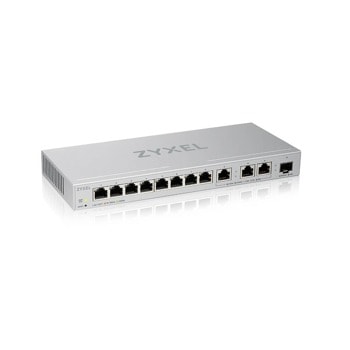 Суич Zyxel XGS1250-12, 10Gbps, 12 порта, 8x 10/100/1000, 3x RJ-45 100M/1G/2.5G/5G/10G, 1x SFP+ | JAR Computers Zyxel XGS1250-12