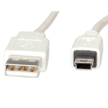 Roline Cable USB2.0 A(м) към 5-pin Mini (м) S3143