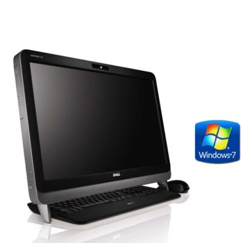 Настолен компютър DELL Inspiron One 2205 All-in-One, 21.5" (54.61 cm) Multi Touch-Screen FULL HD LED монитор, двуядрен AMD Athlon II 240E 2.8GHz, 4GB RAM, 500GB HDD, DVDRW, WiFi 802.11n, camera, безжична клавиатура & мишка, Windows7 Home Premium | JAR Computers PC DELL Inspiron One 2205 All-in-One