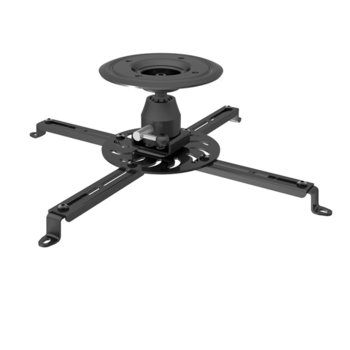 Стойка за проектор Sunne PRO300SB, за таван, въртене на 360° и наклон до 20°, до 25кг, черна | JAR Computers Sunne PRO300SB Ceiling/Bevel Projector Bracket