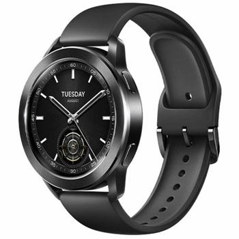 Смарт часовник Xiaomi Watch S3, 1.43" (3.63cm), AMOLED дисплей, Bluetooth, хронометър, аларма, таймер, компас, жироскоп, 5АТМ водоустойчив, до 15 дни време на работа, черен | JAR Computers Xiaomi Watch S3 Black BHR7874GL