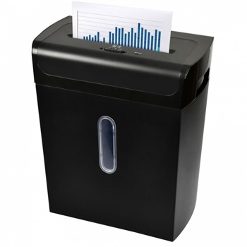 Шредер Monolith LUS-14 CROSS, до 10 листа А4, раздробява карти/хартия/CD / DVD дискове/, реверс система, автоматичен старт/стоп, кошче за отпадъци с обем 20 литра | JAR Computers Monolith LUS-14 CROSS