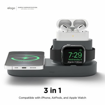 Силиконова поставка MagSafe Charging Hub Trio 1