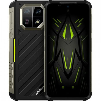 Смартфон Ulefone Armor 22 (черно-зелен), поддържа 2 SIM карти, 6.58" (16.71 cm) LCD 120Hz дисплей, осемядрен Mediatek Helio G96 2.05GHz, 8GB RAM, 128GB Flash памет (+microSD слот), 64.0 + 64.0 & 8.0 Mpix камери, Android | JAR Computers Ulefone Armor 22 8/256GB Black/Green