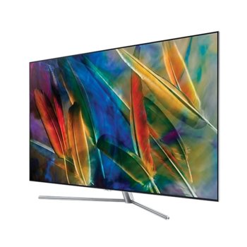 Телевизор Samsung QE49Q7FAM с подарък клавиатура Logitech Wireless Touch K400 Plus, 49" (124.46 cm), 4K Smart QLED TV, T2/C/S2 x2, LAN, Wi-Fi, 4x HDMI, 3x USB | JAR Computers Samsung QE49Q7FAM + Logitech K400 Plus