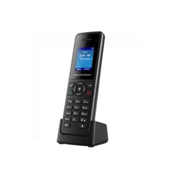 Безжичен VoIP телефон Grandstream DP720, за база Grandstream DP750, 1.8" (4.57 cm) цветен LCD дисплей, до 10 линии, черен image