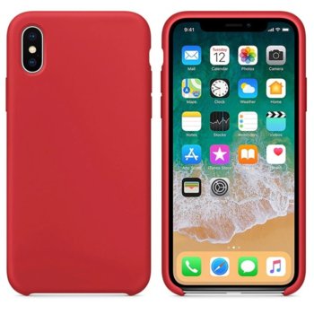 Силиконов гръб Apple iPhone X/XS Червен Soft touch