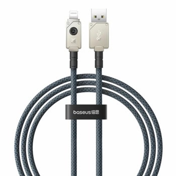 Кабел Baseus Unbreakable, от USB A(м) към Lightning (м), 1m, черен | JAR Computers кабел baseus p10355802221-00