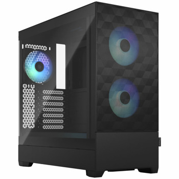 Кутия Fractal Design Pop Air RGB Black TG Clear Tint, ATX/mATX/mITX, 2x USB 3.0, черна, без захранване | JAR Computers Fractal Design Pop Air FD-C-POR1A-06
