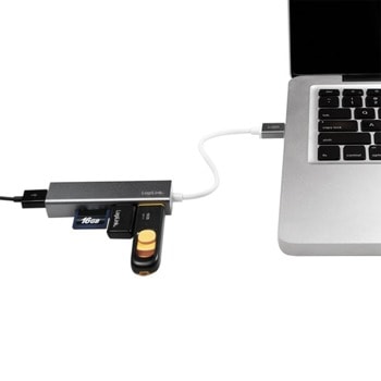Logilink Cardreader + USB 3.0 HUB UA0306