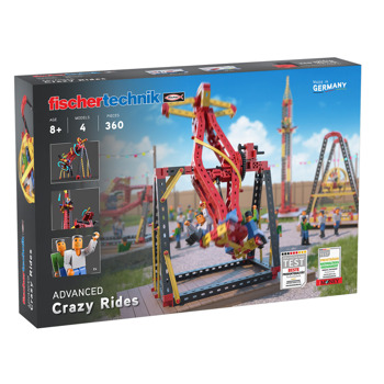 Конструктор Fischertechnik Crazy Rides, 4 модела, 364 части, над 8г. | JAR Computers Fischertechnik Crazy Rides 569019