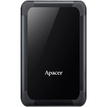 Твърд диск 2TB Apacer AC532 (AP2TBAC532B-1)(черен), външен, 2.5" (6.35 cm), USB 3.2 Gen 1 | JAR Computers Apacer AC532 AP2TBAC532B-1