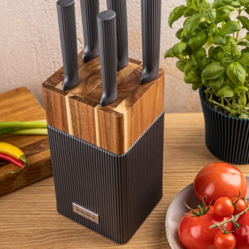комплект ножове klausberg kb 7982 8 части кафяви | JAR Computers комплект ножове klausberg kb 7982 8 части кафяви
