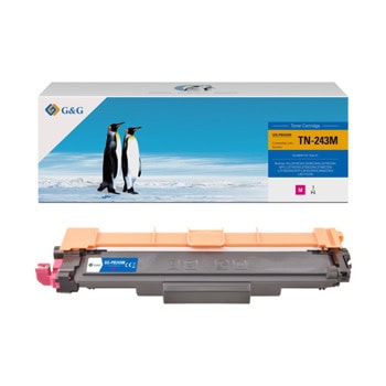 Тонер касета за Brother HL L3210CW/L3270CDW/MFC L3730CDN/L3770CDW/DCP L3510CDW/L3550CDW - Magenta - NT-PB243M - G&G - Неоригинална, Заб.: 1000 брой копия | JAR Computers Тонер касета за Brother NT-PB243M