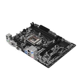 Дънна платка ASRock B85M-DGS, B85, LGA1150, DDR3, PCI-E (DVI&VGA), 4x SATA 6.0 Gb/s, 2x USB 3.0, micro ATX | JAR Computers ASRock B85M-DGS