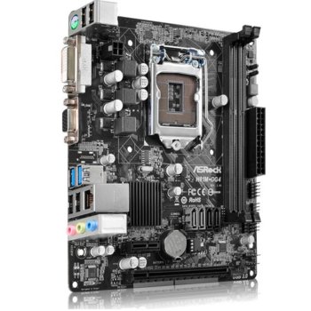 Дънна платка ASRock H81M-DG4, H81, LGA1150, DDR3, PCI-E (DVI), 2x SATA3 6Gb/s, 2x USB 3.0, micro ATX | JAR Computers ASRock H81M-DG4