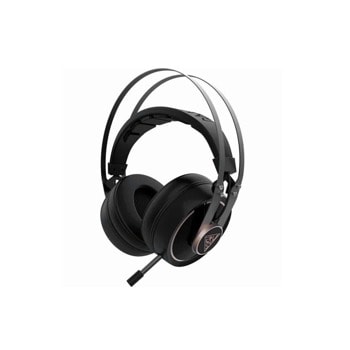 Слушалки Gamdias Hebe P1, микрофон, 7.1 surroung звук, 50мм говорители, LED подсветка, 3.5 mm Jack, черен | JAR Computers Gamdias Hebe P1