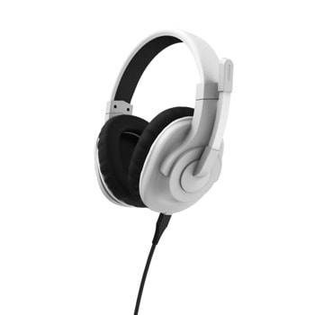 Слушалки Hama uRage SoundZ 100 V2, микрофон, 3.5mm жак, гейминг, бели | JAR Computers Слушалки Hama uRage SoundZ 100 V2 White 217857
