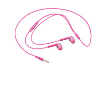 Слушалки Samsung HS3303, тип тапи, микрофон, розови | JAR Computers Samsung Wired Headset HS3303 Pink